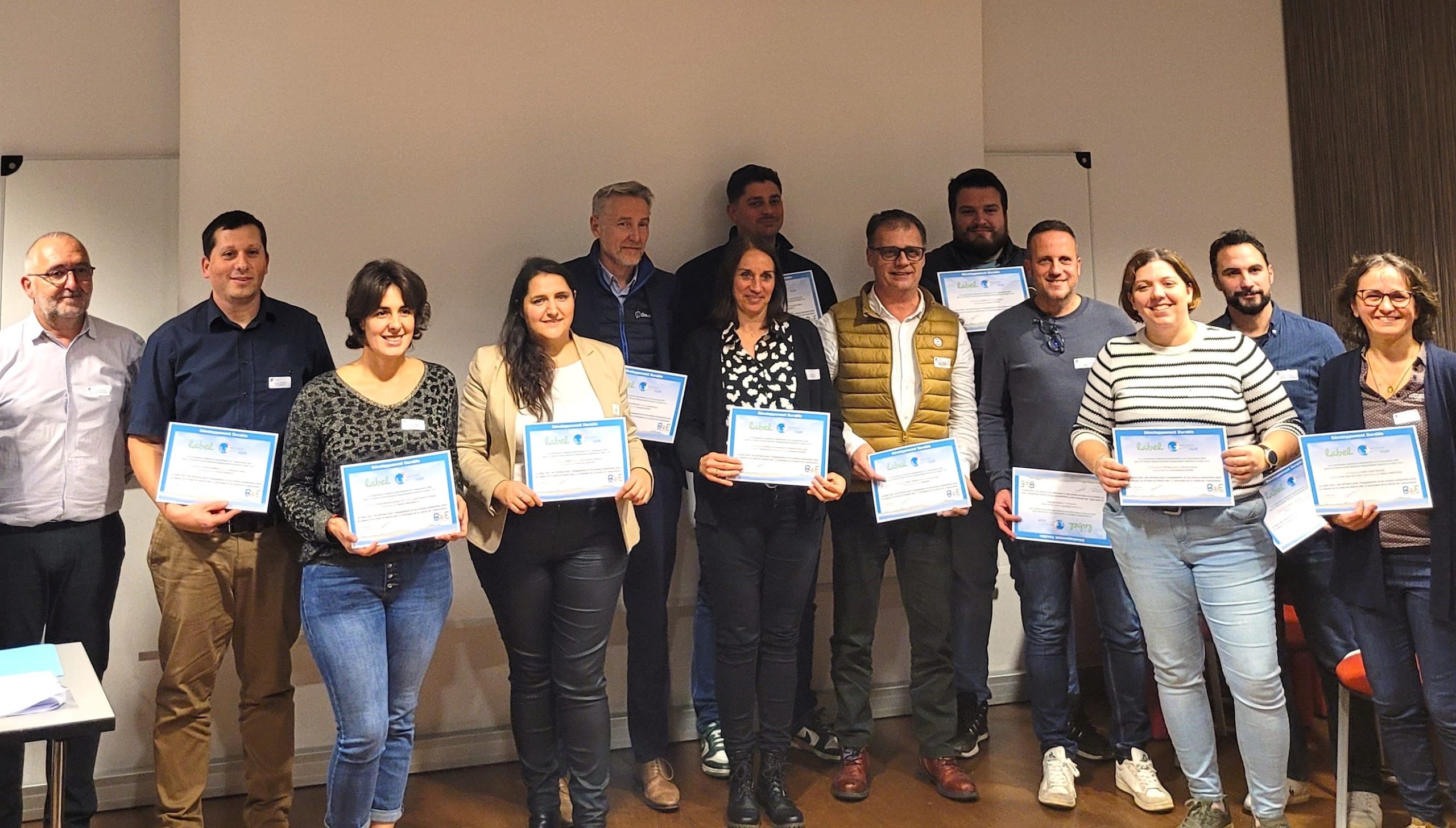 Les lauréats 2025 et le Président