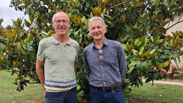 Le Président Paul Barbagallo et le vice-président Philippe Audéoud